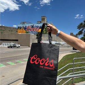 Coors Black Tote Bag